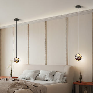 Spherical Bulgari Marble Pendant Light