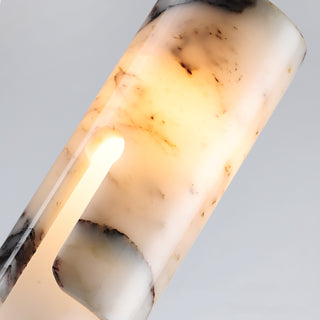 Cylindrical Bulgari Marble Pendant Lamp