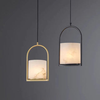 Marble Cylinder Pendant Light