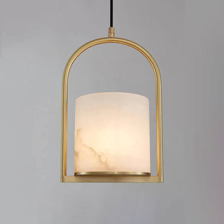 Marble Cylinder Pendant Light