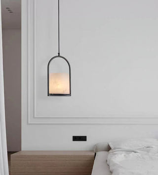 Marble Cylinder Pendant Light