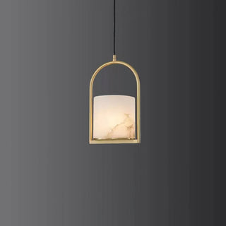 Marble Cylinder Pendant Light