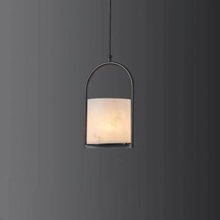 Marble Cylinder Pendant Light