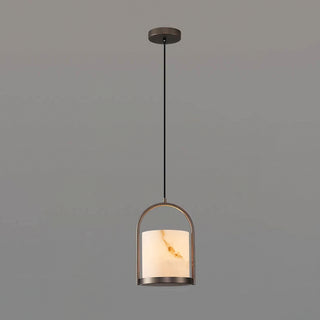 Marble Cylinder Pendant Light