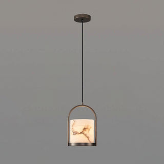 Marble Cylinder Pendant Light