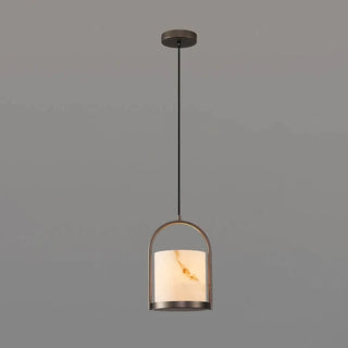Marble Cylinder Pendant Light