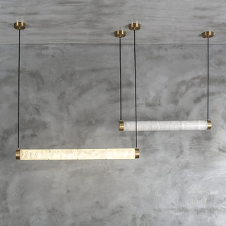 Marble Strip Pendant Lights. Tube Light Marble Strip Pendant Lights. Marble Tube Pendant Large. Marble bar pendant Lights.