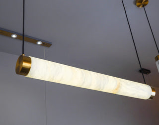 Marble Strip Pendant Lights. Tube Light Marble Strip Pendant Lights. Marble Tube Pendant Large. Marble bar pendant Lights.