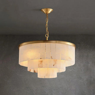 Alabaster Tiered Chandelier