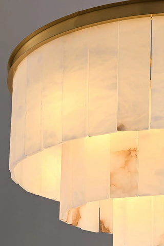 Alabaster Tiered Chandelier