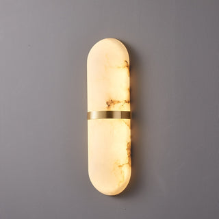 Melange Pill Form alabaster sconce Melange Pill Form Sconce pill sconce melange 10" elongated sconce melange elongated sconce sconces