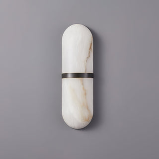 Melange Pill Form alabaster sconce Melange Pill Form Sconce pill sconce melange 10" elongated sconce melange elongated sconce sconces