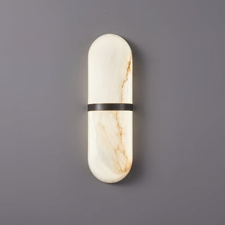 Melange Pill Form alabaster sconce Melange Pill Form Sconce pill sconce melange 10" elongated sconce melange elongated sconce sconces