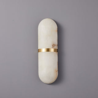 Melange Pill Form alabaster sconce Melange Pill Form Sconce pill sconce melange 10" elongated sconce melange elongated sconce sconces