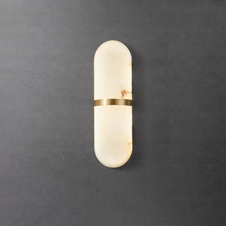 Melange Pill Form alabaster sconce Melange Pill Form Sconce pill sconce melange 10" elongated sconce melange elongated sconce sconces