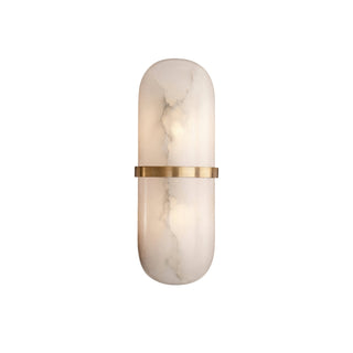 Melange Pill Form alabaster sconce Melange Pill Form Sconce pill sconce melange 10" elongated sconce melange elongated sconce sconces