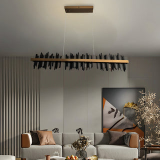 Midnight Shadow Linear Chandelier