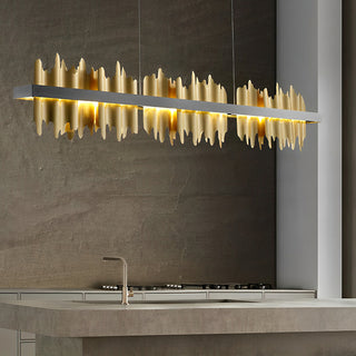 Midnight Shadow Linear Chandelier