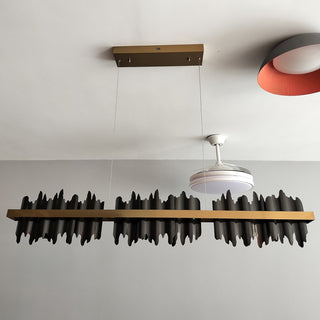 Midnight Shadow Linear Chandelier