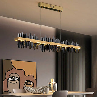 Midnight Shadow Linear Chandelier