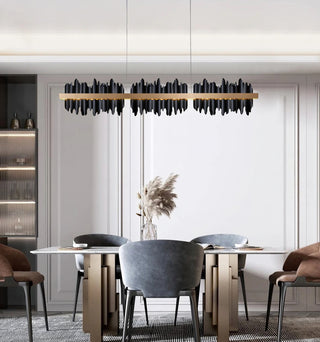 Midnight Shadow Linear Chandelier