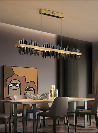 Midnight Shadow Linear Chandelier