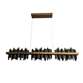 Midnight Shadow Linear Chandelier