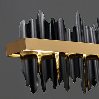 Midnight Shadow Linear Chandelier