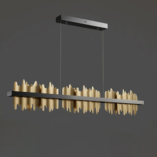 Midnight Shadow Linear Chandelier