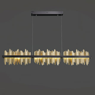 Midnight Shadow Linear Chandelier