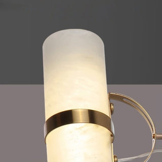 Mini Cylindrical Alabaster Pendant Light