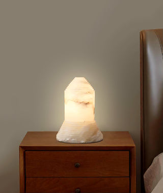 Modern Alabaster Babel Table Lamp