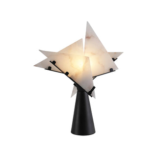 Modern Alabaster Black Table Lamp