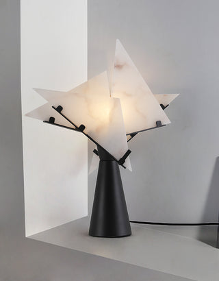 Modern Alabaster Black Table Lamp