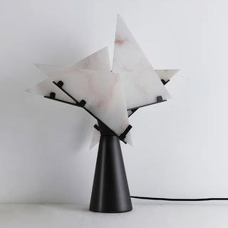 Modern Alabaster Black Table Lamp