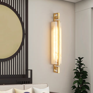 Modern Alabaster Copper Wall Lamp