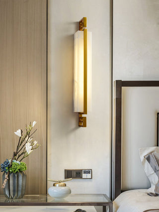 Modern Alabaster Copper Wall Lamp