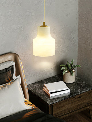 Modern Alabaster Millson Pendnat Light