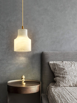 Modern Alabaster Millson Pendnat Light