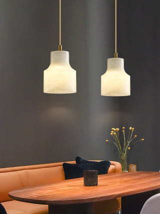 Modern Alabaster Millson Pendnat Light