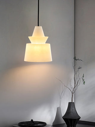 Modern Alabaster Pendant Light