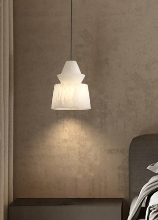 Modern Alabaster Pendant Light