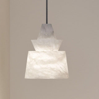 Modern Alabaster Pendant Light