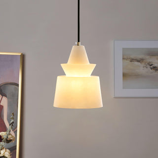 Modern Alabaster Pendant Light