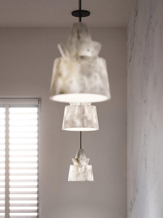 Modern Alabaster Pendant Light