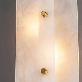 Modern Alabaster Rectangle Wall Lamp