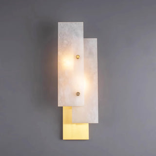 Modern Alabaster Rectangle Wall Lamp