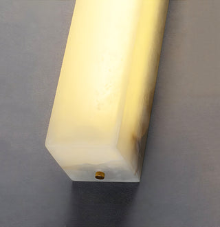 Modern Alabaster Rectangle Wall Sconce