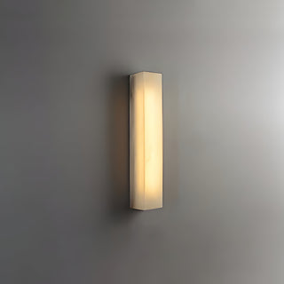 Modern Alabaster Rectangle Wall Sconce