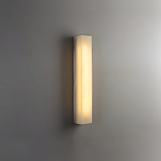 Modern Alabaster Rectangle Wall Sconce